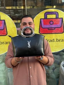 کیف YSL دسته فلز بزرگ