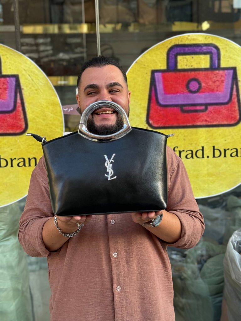کیف YSL دسته فلز بزرگ