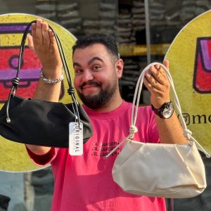 کیف دوشی چروک بند قیطونی